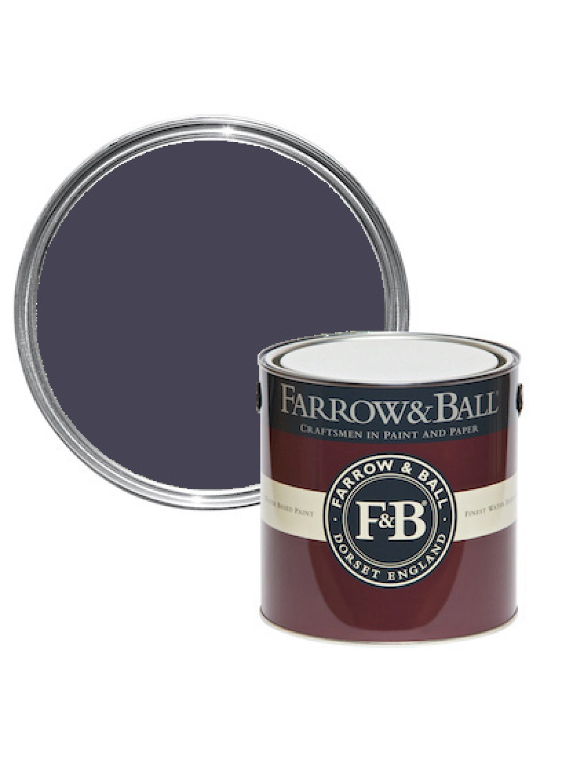 Farrow & Ball Modern Eggshell Bible Black No. 225 - 2.5L-image