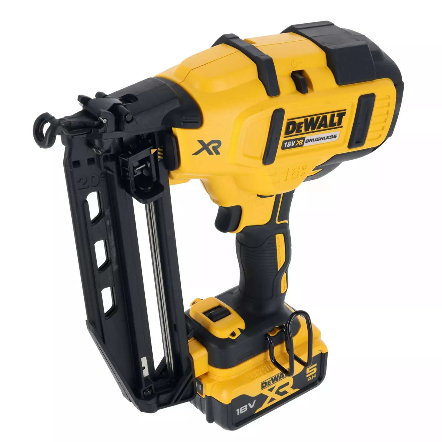 DeWALT DCN660N-XJ 18V Li-ion XR accu afwerktacker body - 32-63mm - 16 Gauge - koolborstelloos-image