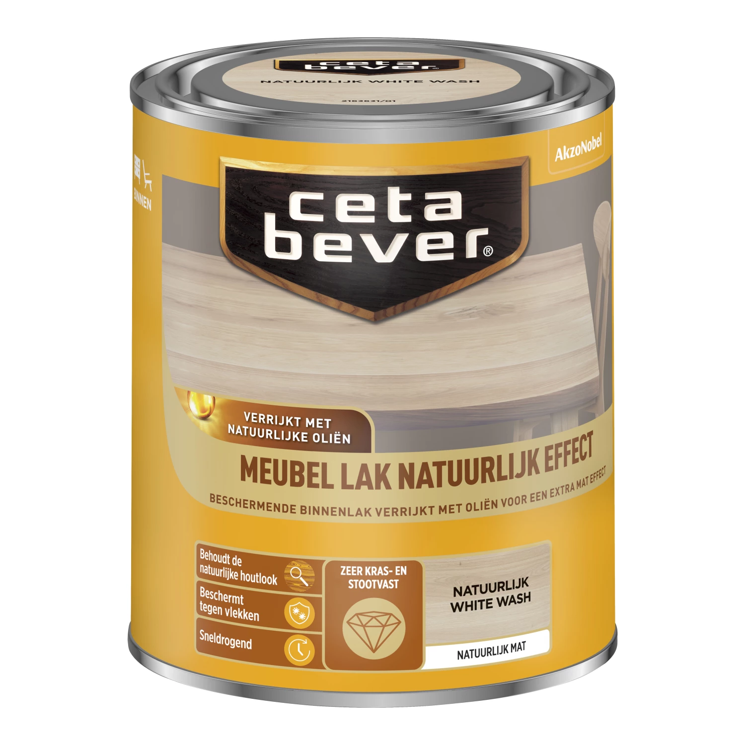 Cetabever Meubellak Natuurlijk Effect - Natuurlijk Brown Wash - 750ml-image