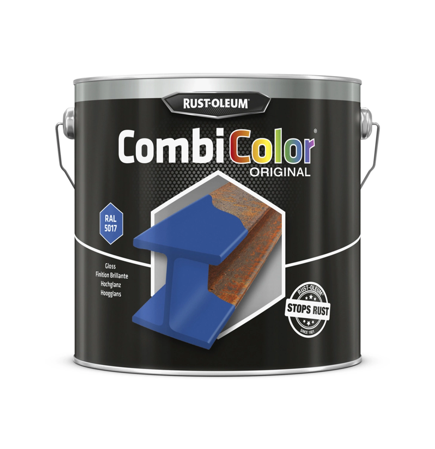 Rust-Oleum Combicolor Hoogglans - RAL 5017 verkeersblauw - 2,5L-image