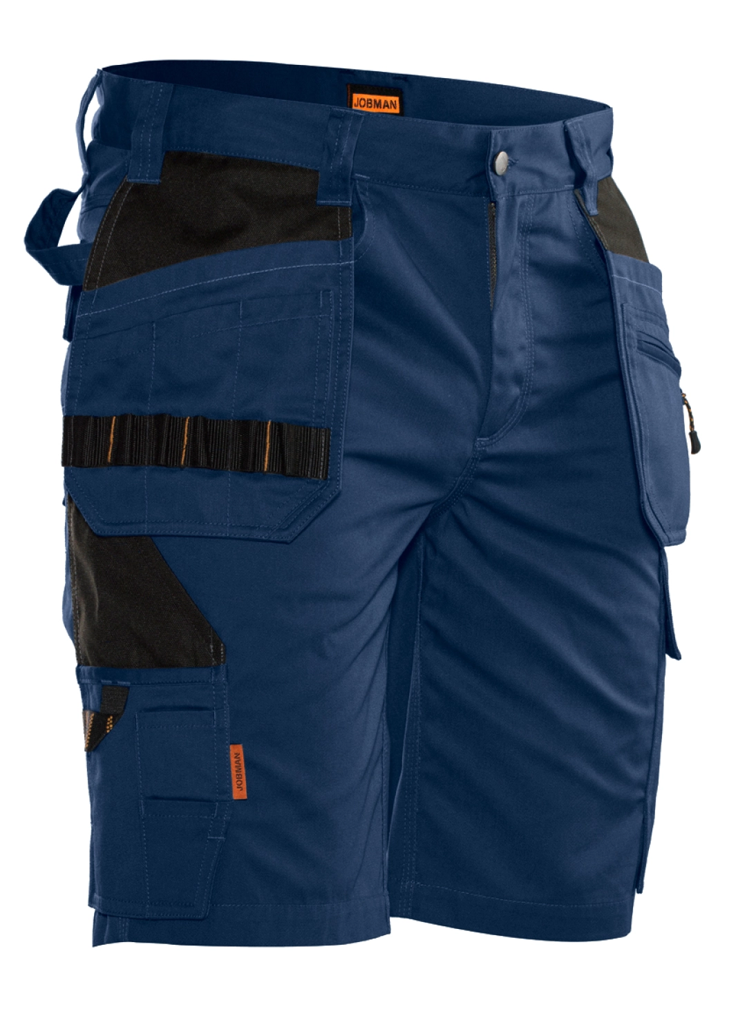 Jobman 2722 Werkbroek kort Holsterpocket - Maat 46 - Blauw / Zwart-image