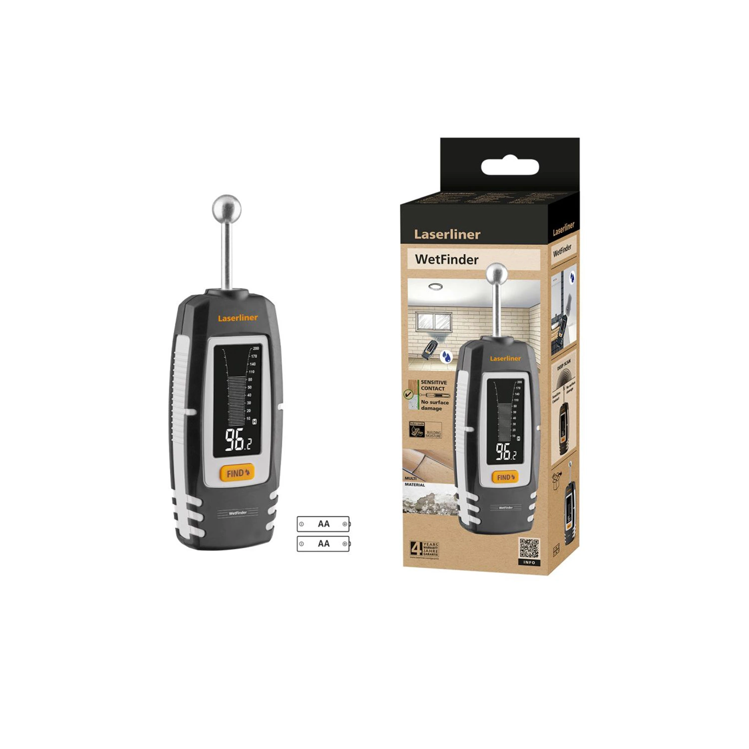 Laserliner WetFinder Materiaal vochtmeter