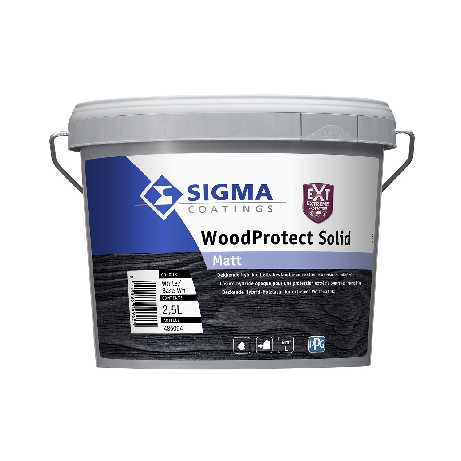 Sigma WoodProtect Solid Mat - 2,5L