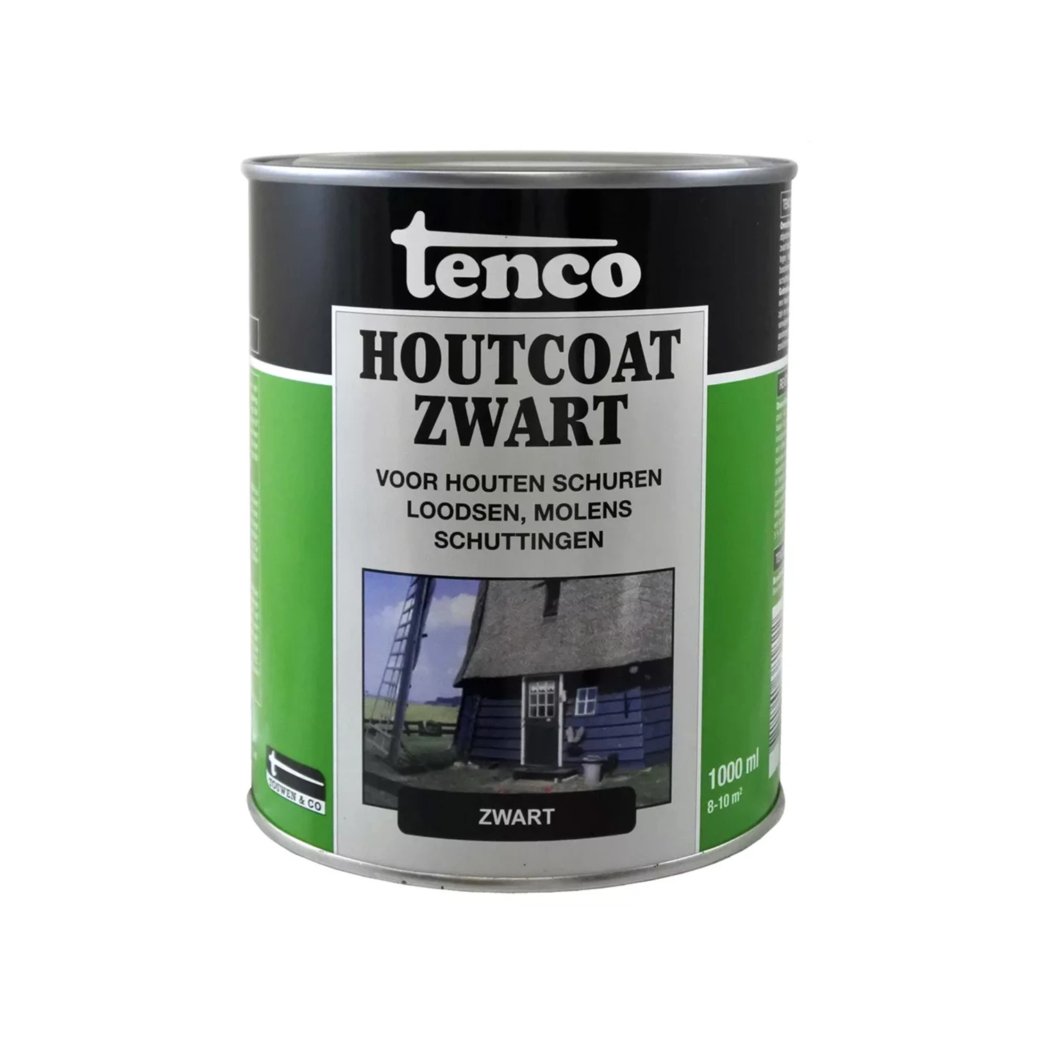 Tenco Houtcoat Teervrij - 1L - zwart-image