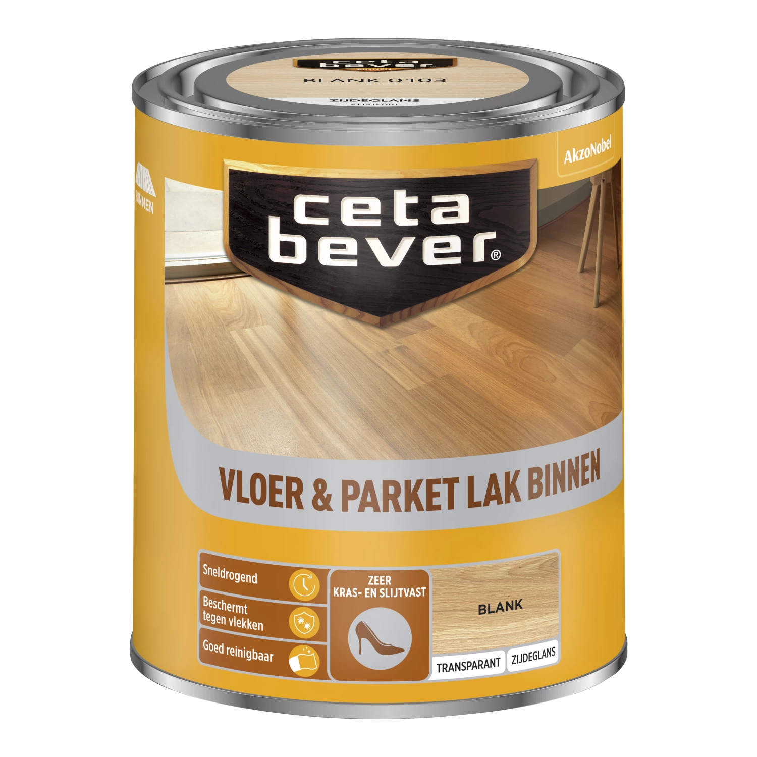 Cetabever Vloer- & Parketlak Transparant - Blank - 750ml-image