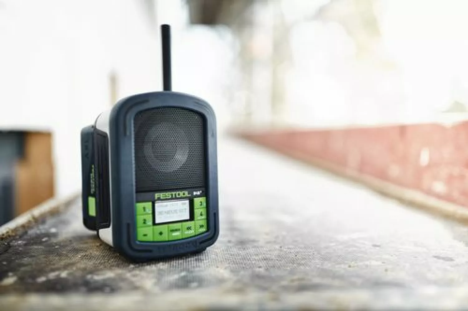 Festool SYSROCK BR10 D 230V Bouwradio - DAB+ - bluetooth - werkt op netstroom & batterijen-image