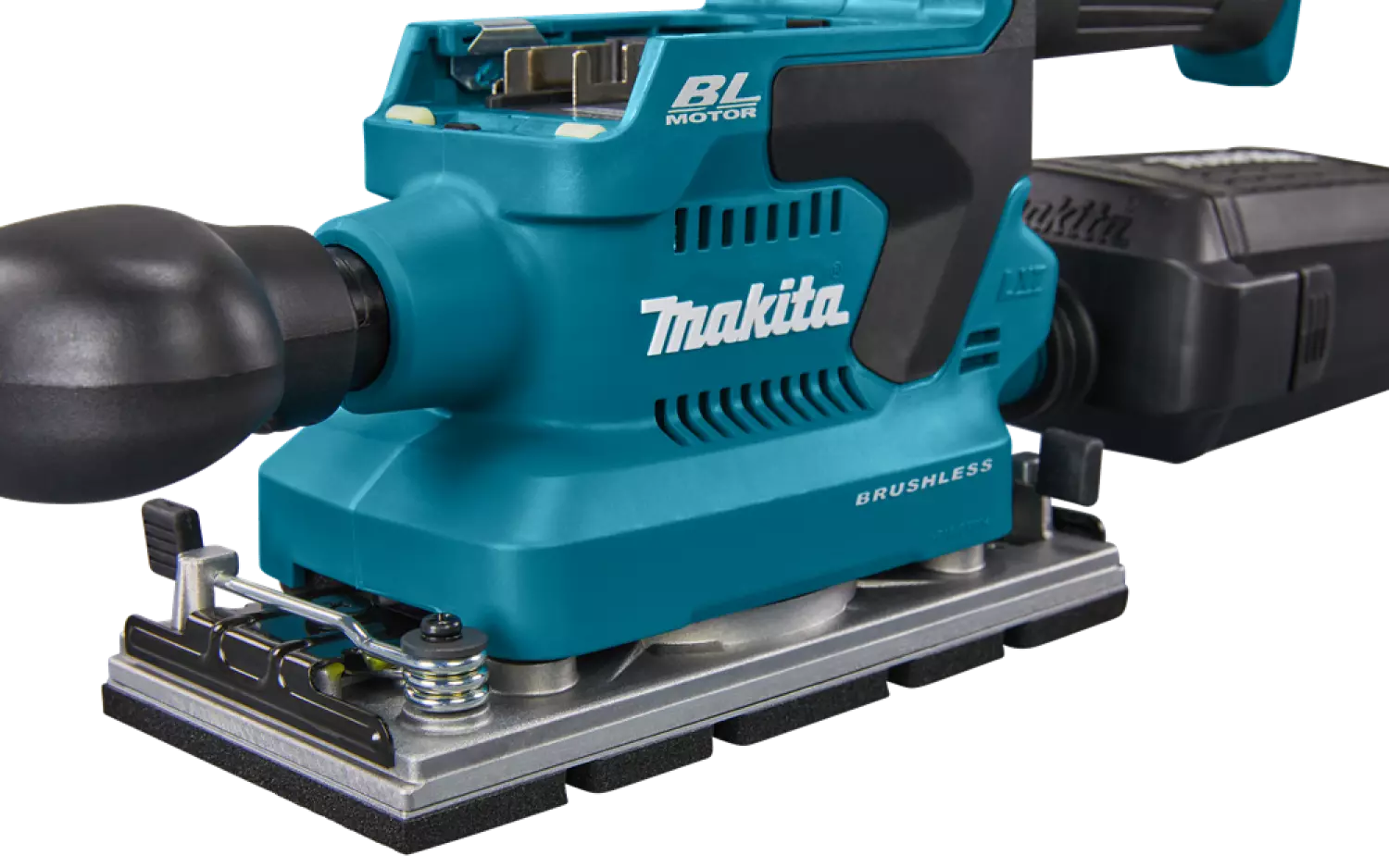 Makita DBO381ZU 18V Li-ion accu vlakschuurmachine body met AWS zender - 93x230mm - koolborstelloos-image