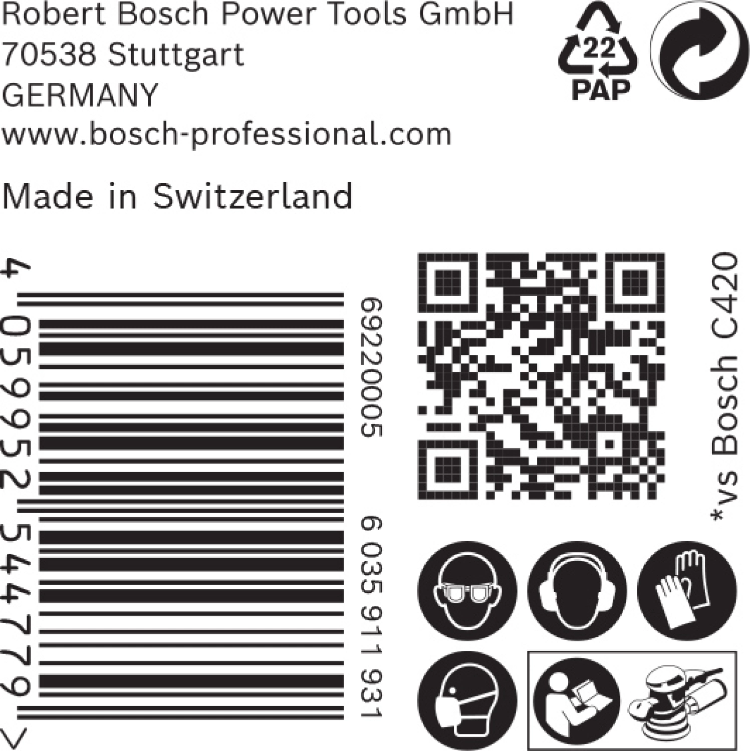 Bosch 2608901139 EXPERT Schuurvel C470 Best for Wood and Paint - 150mm - K120 - multiperforatie (50st)-image