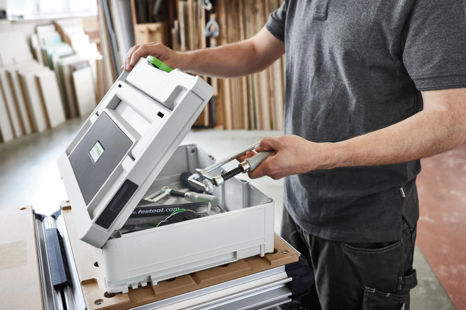 Festool SYS3 BT20 M 137 USB-C TOPROCK Bluetooth speaker incl. netstroom kabel