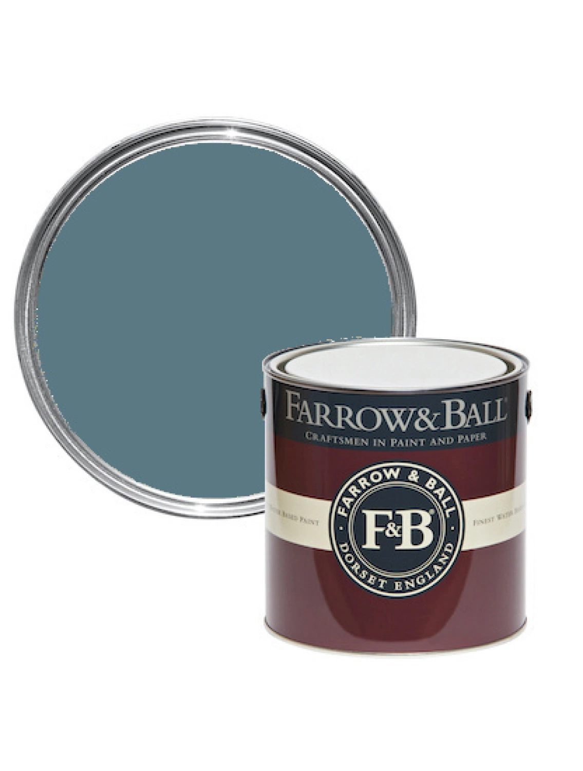 Farrow & Ball Exterior Eggshell Sloe Blue No. 87 - 0,75L 6 Year-image