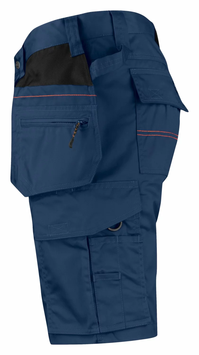 Jobman 2722 Werkbroek kort Holsterpocket - Maat 50 - Blauw / Zwart-image