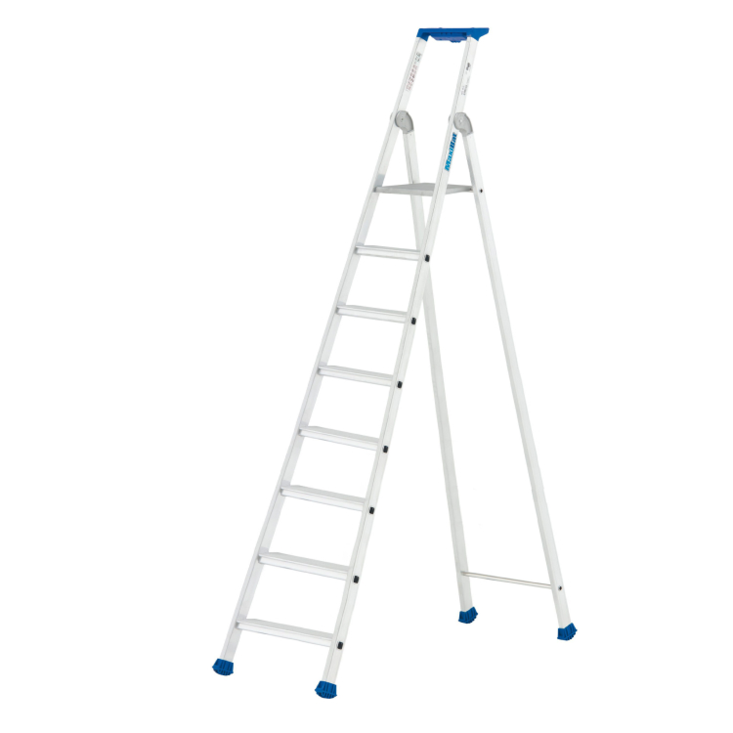 Little Jumbo 1223750108 Maxibat 2375 Trap - Enkel - Aluminium - 1 x 8 treden - max. werkhoogte 3,82m-image