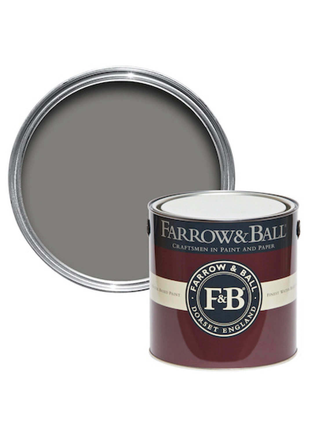 Farrow & Ball Dead flat Mole's Breath No.276 2,5L-image