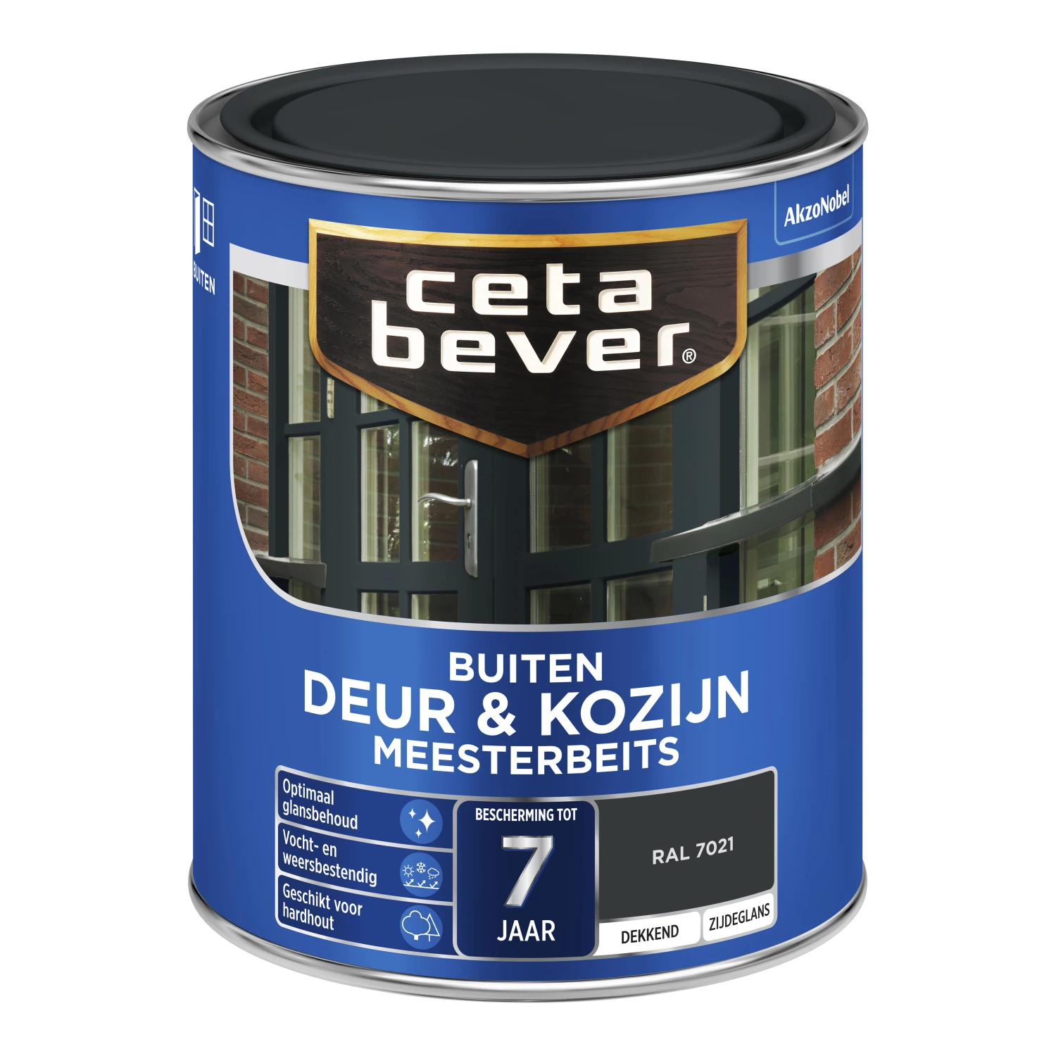 Cetabever Meesterbeits Deur En Kozijn Dekkend - Zwartgrijs - 750ml-image