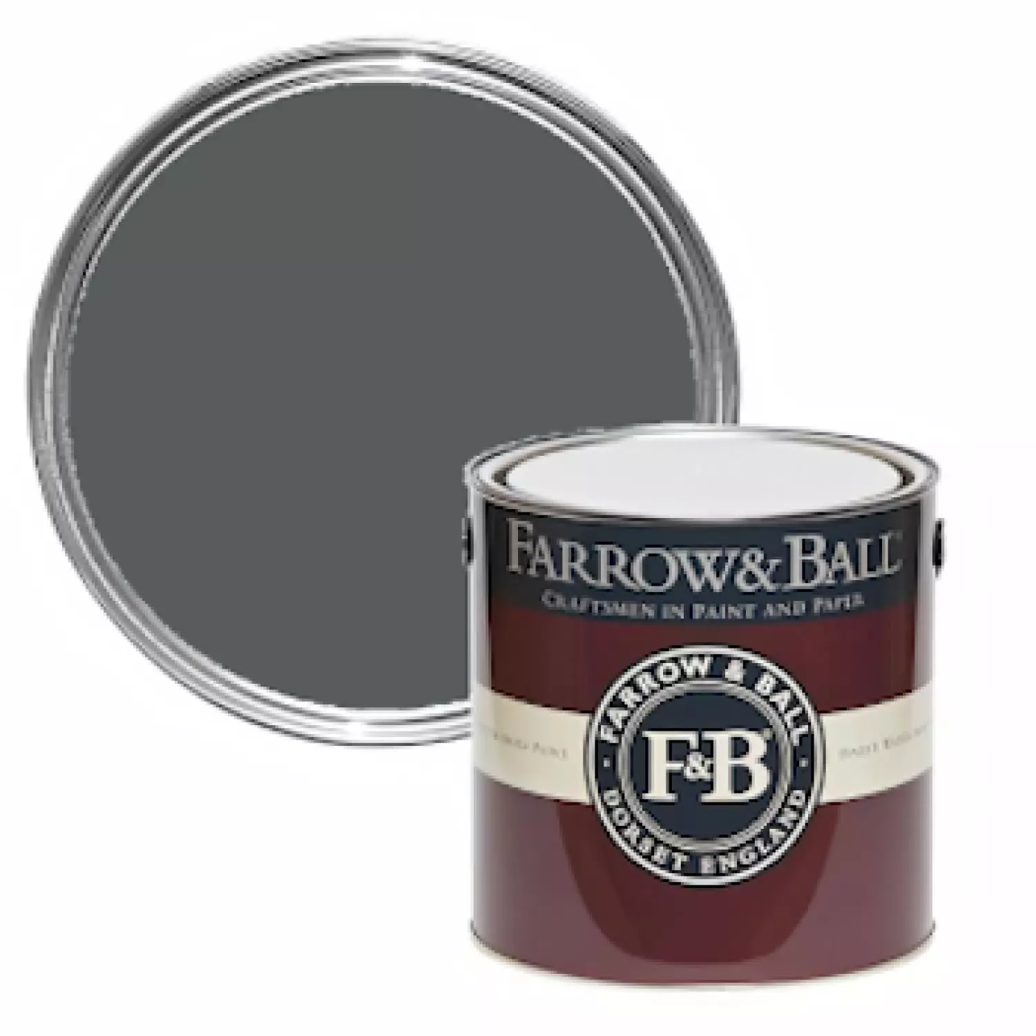 Farrow & Ball Modern Emulsion Beetle Black No. G16 - 2,5L-image