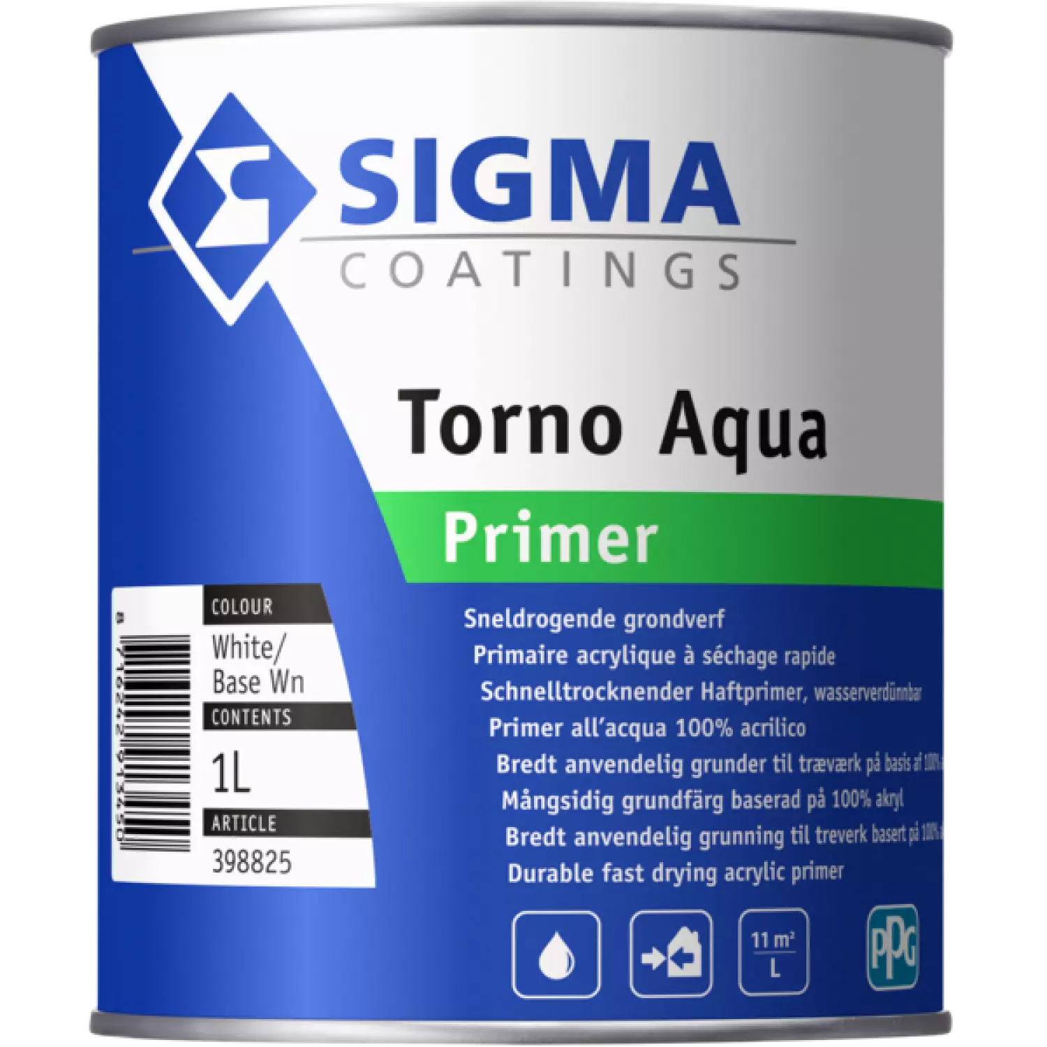 Sigma torno aqua primer - op kleur gemengd - 1 ltr-image