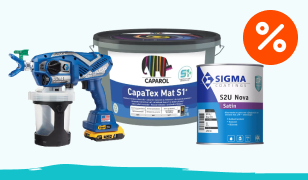 Scherpe verfdeals.-image