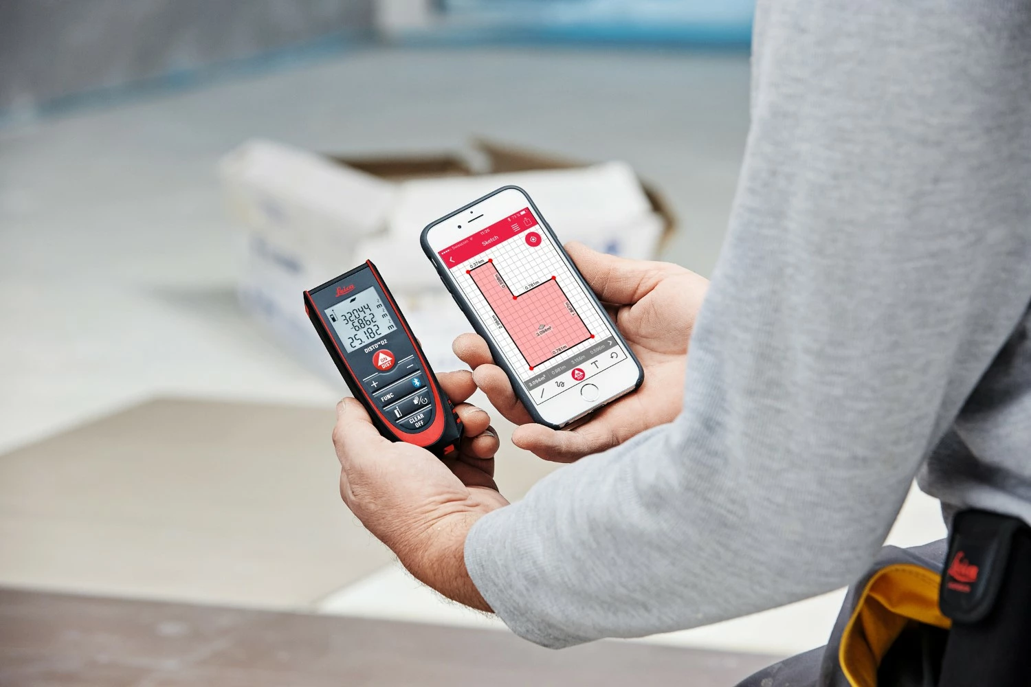 Leica Disto D2 BT Afstandsmeter - bluetooth - 100m-image