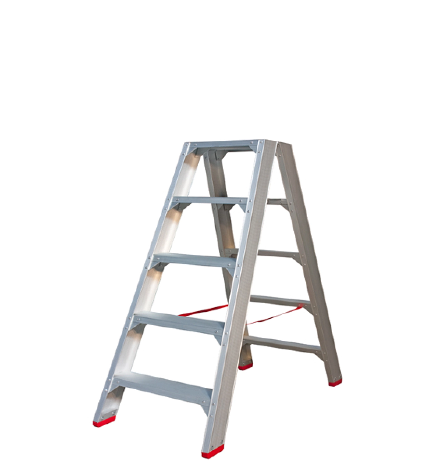 Little Jumbo 4741000205 SuperPRO Dubbele trap - Aluminium - 2 x 5 treden - max. werkhoogte 3.20 m.-image