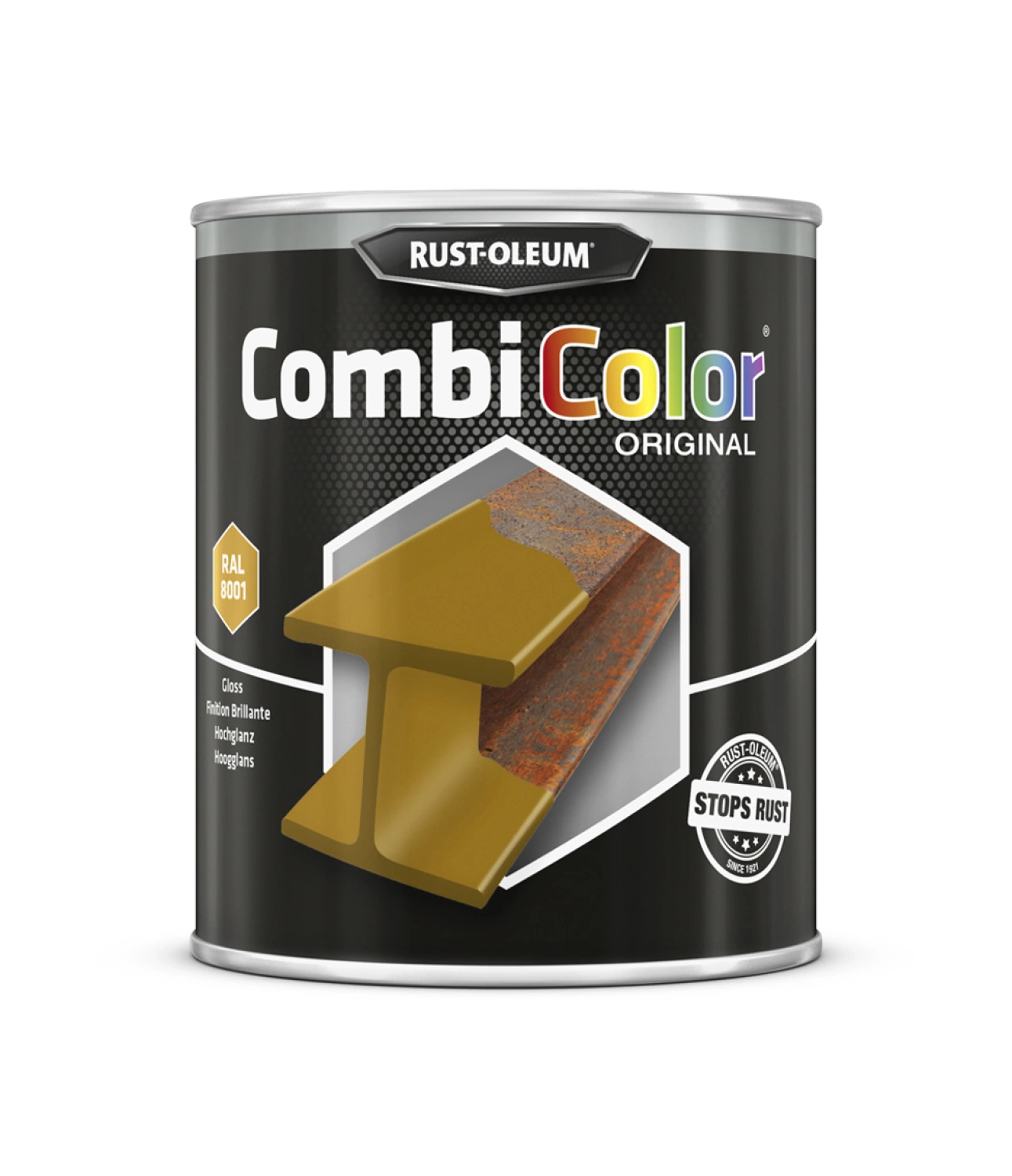 Rust-Oleum Combicolor Hoogglans - RAL 8001 okerbruin - 0,75L-image