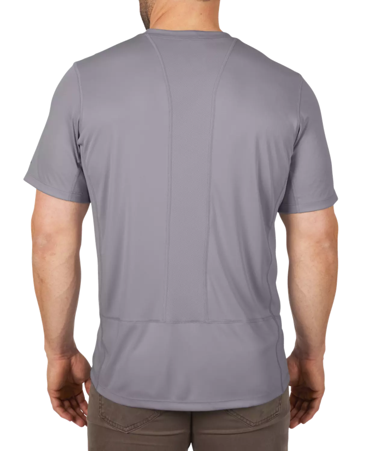 Milwaukee WWSSG-L WORKSKIN lichtgewicht shirt met korte mouwen - Grijs -L-image