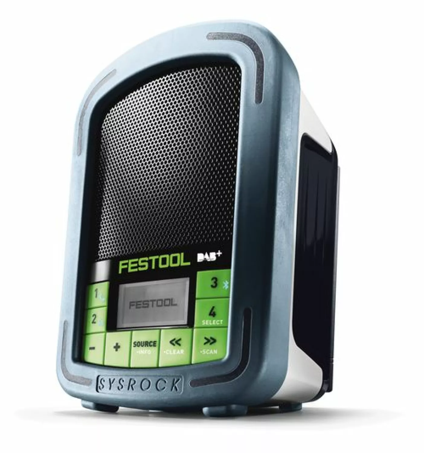 Festool SYSROCK BR10 D 230V Bouwradio - DAB+ - bluetooth - werkt op netstroom & batterijen-image