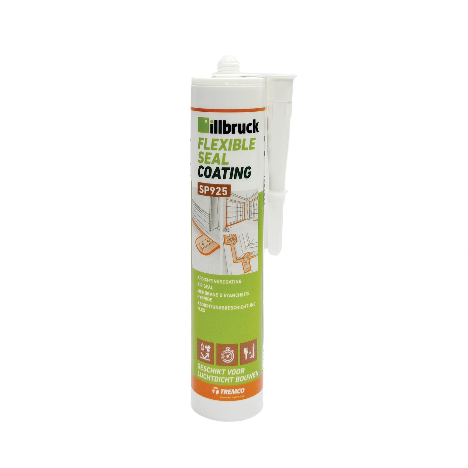 Illbruck SP925 Flexibele seal coating afdichtingskit - 310 ml