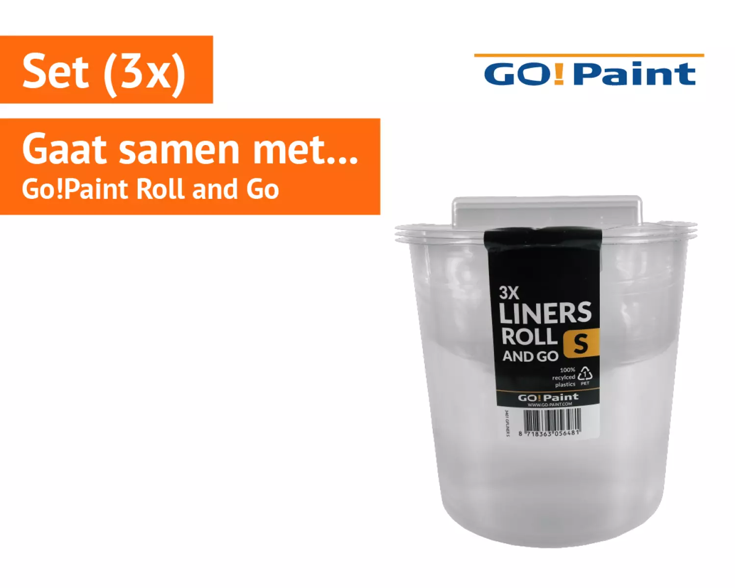 Go!Paint Roll And Go Met 3 Inzetbakken-image
