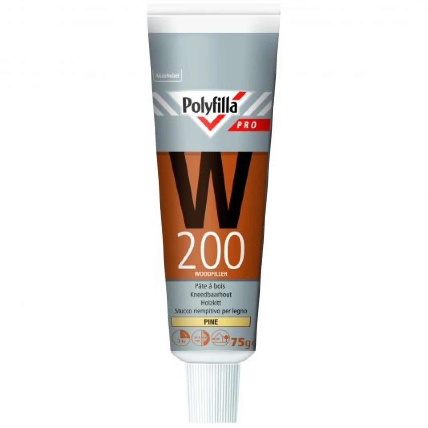 Polyfilla W200 Kneedbaar Hout Eiken (75 Gr Tube)-image