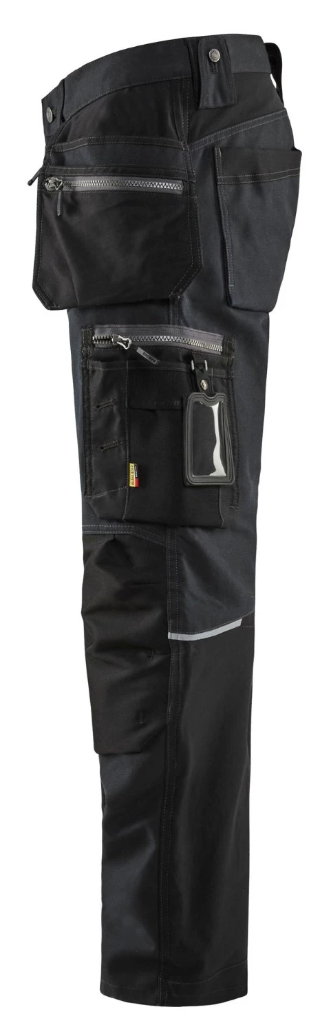 Blåkläder 1599 Werkbroek met stretchpanelen en spijkerzakken - zwart - maat 48 (M)-image
