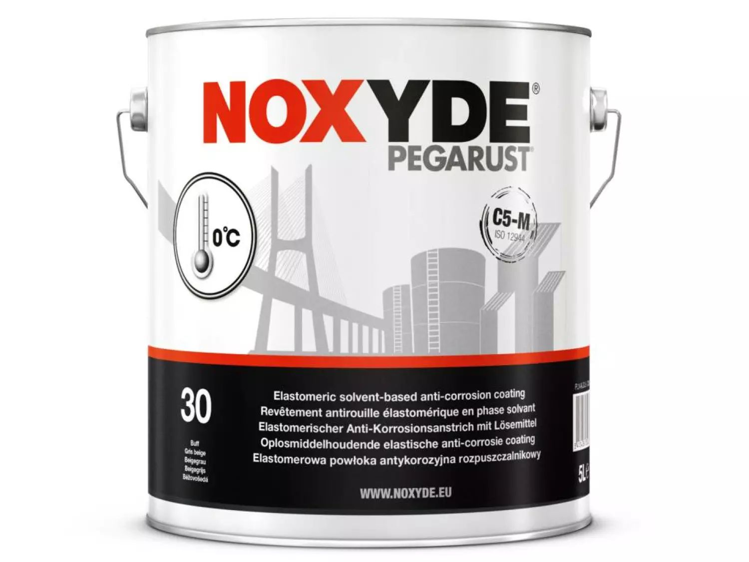 Rust-Oleum Pegarust - RAL 7035 lichtgrijs - 5L-image