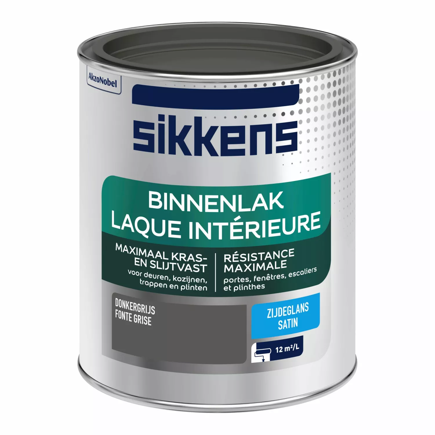 Sikkens Binnenlak Zijdeglans - Donkergrijs - 750ml-image