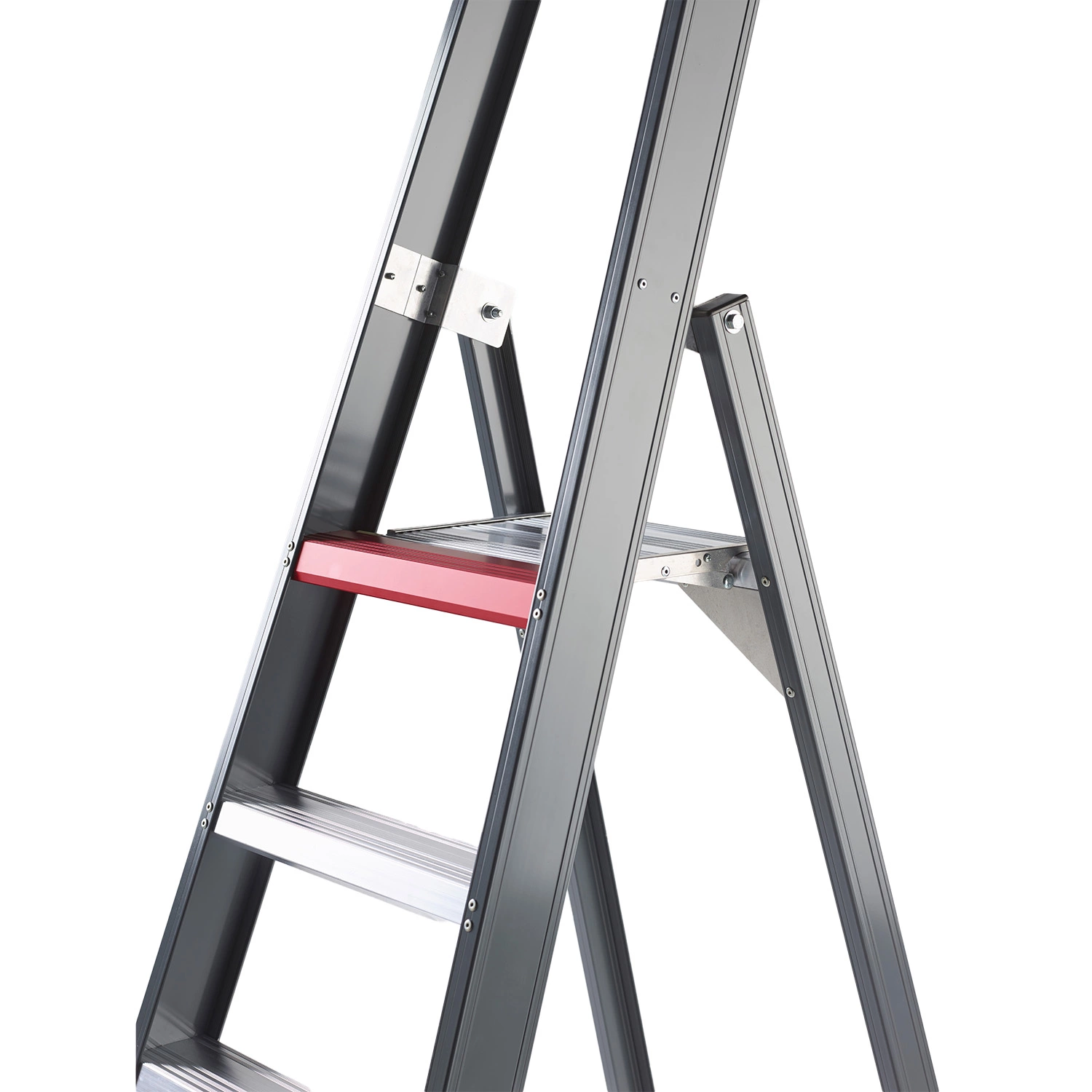 Altrex Falco FEO 4 Trap - Enkel - Aluminium met coating - 4 treden - max. werkhoogte 2,95m-image