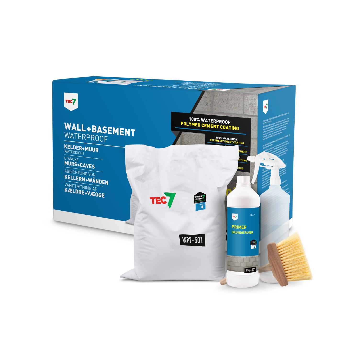 TEC7 WP7-501 Kelder & Muur Waterdicht SET-image