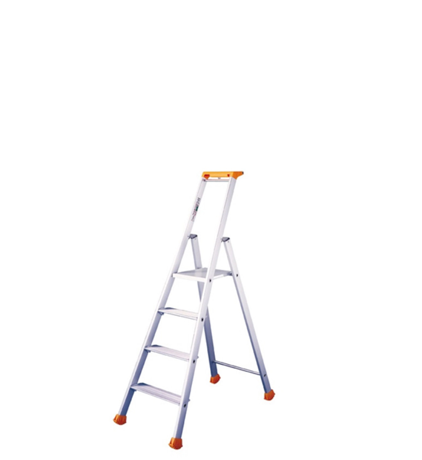 Little Jumbo 1223700004 Industrietrap 2370 - Enkel - Aluminium - 1 x 4 treden - max. werkhoogte 0,88m-image