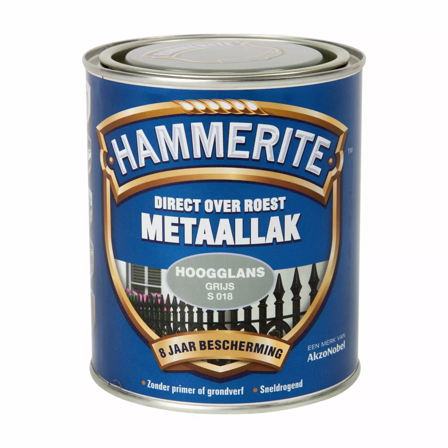 Hammerite Metaallak Hoogglans - Grijs - 750ml-image