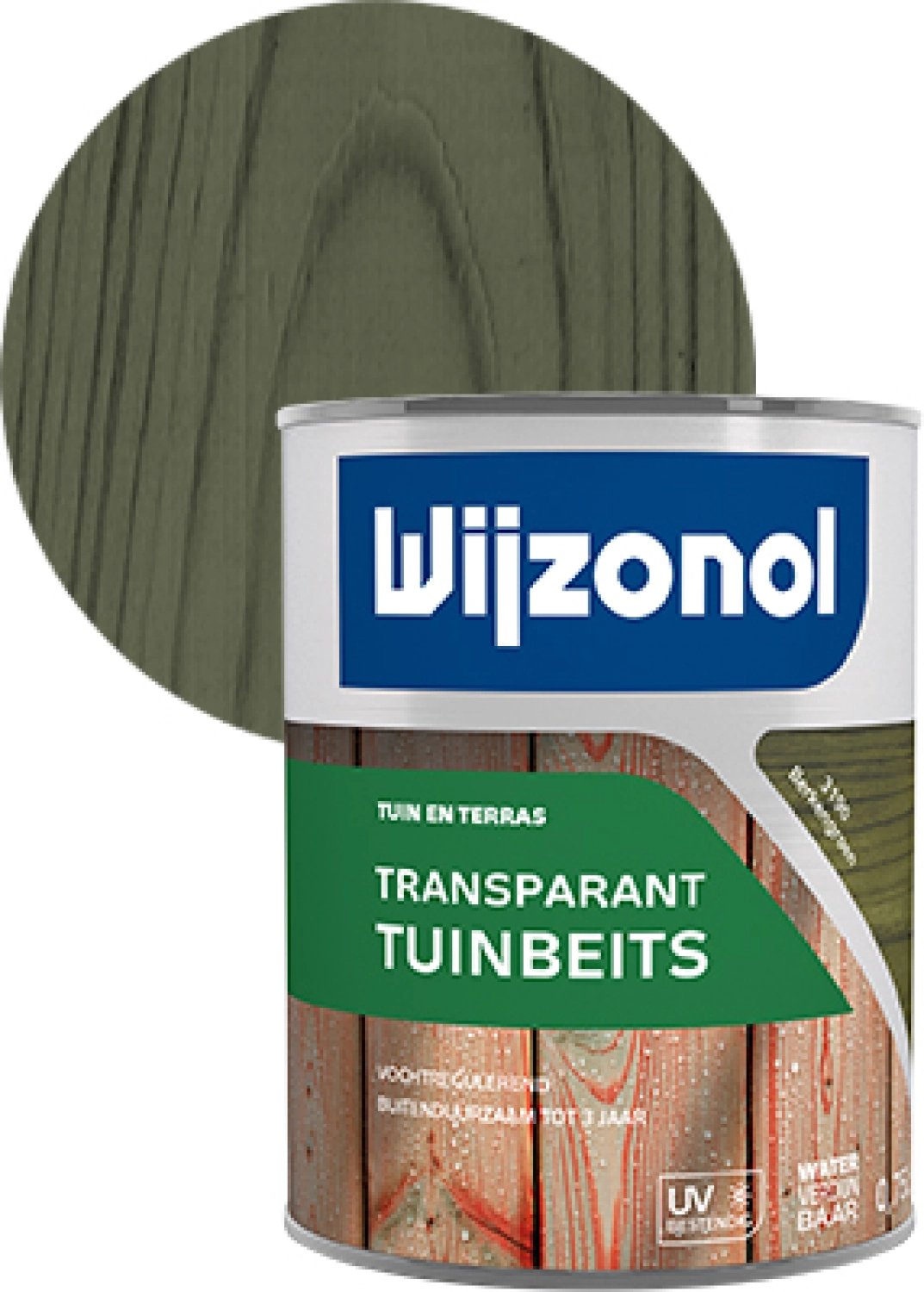 Wijzonol Transparant Tuinbeits - 3190 Berkengroen - 0,75L-image