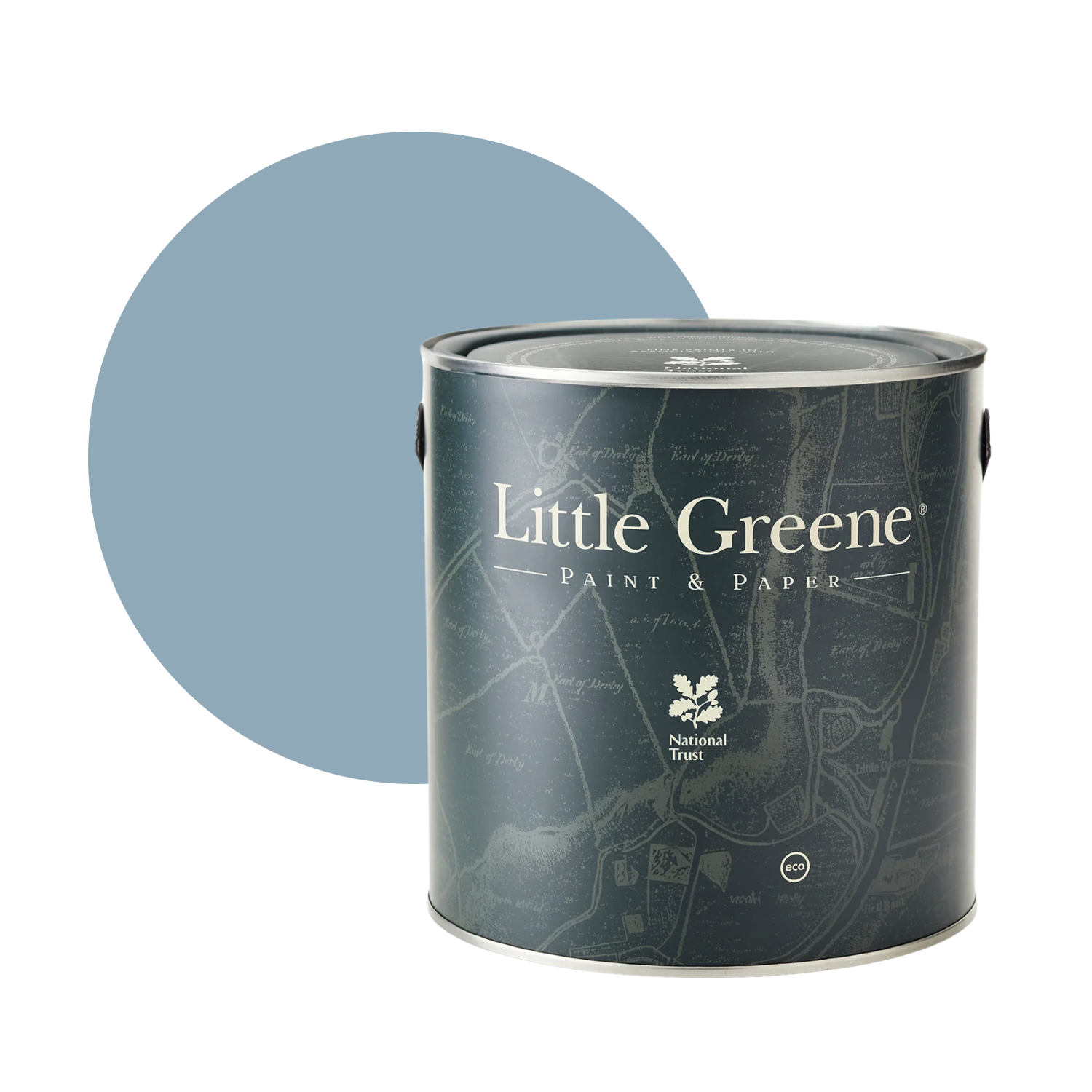 Little Greene Intelligent Satin - Grey Stone No. 276 - 2,5L-image
