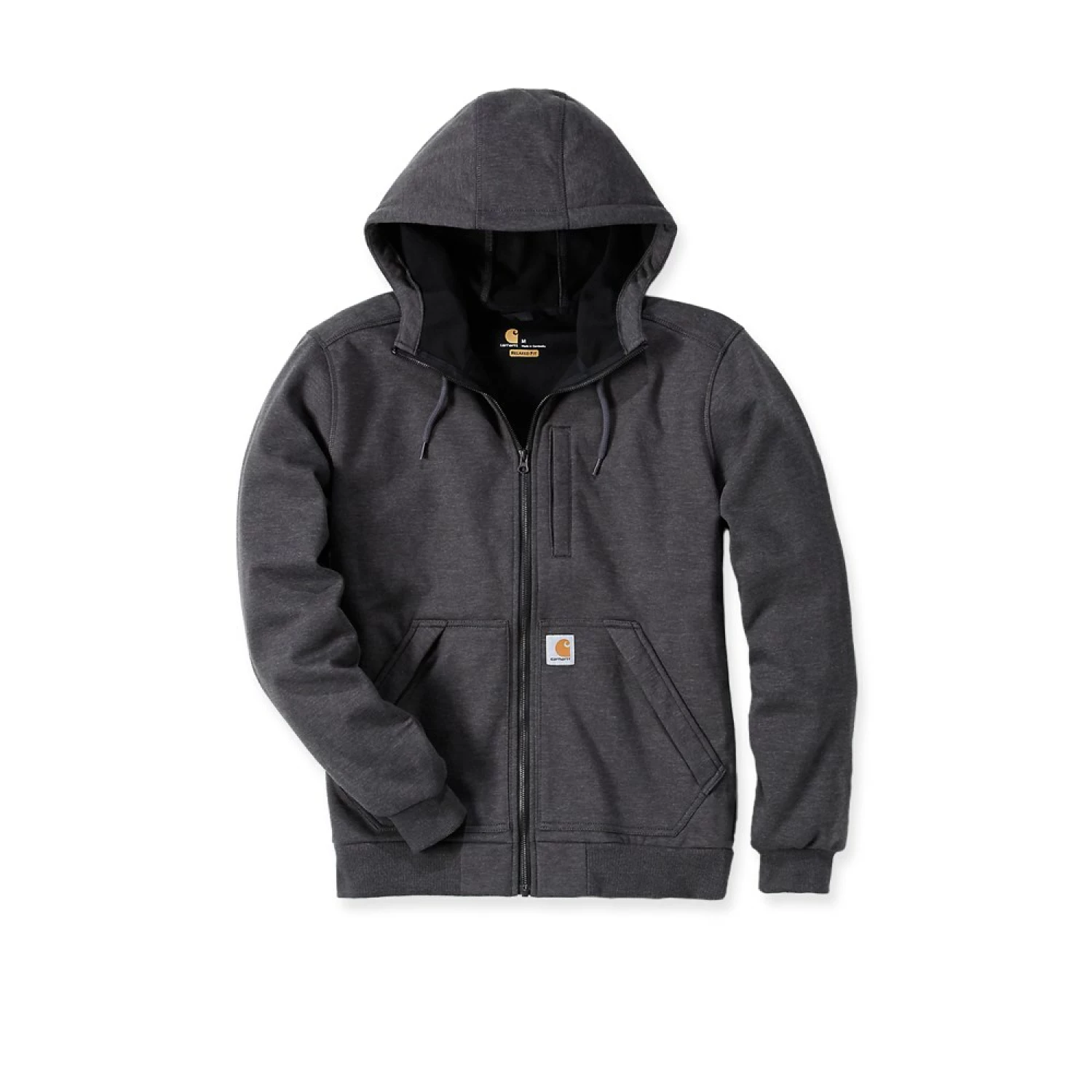 Carhartt 101759 Wind Fighter Hooded Sweatshirt - Relaxed Fit - Carbon Heather - S-image