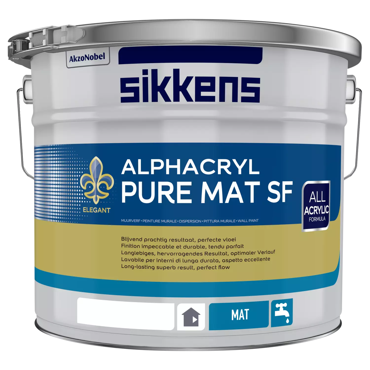 Sikkens Alphacryl Pure Mat SF - op kleur gemengd - 10L-image