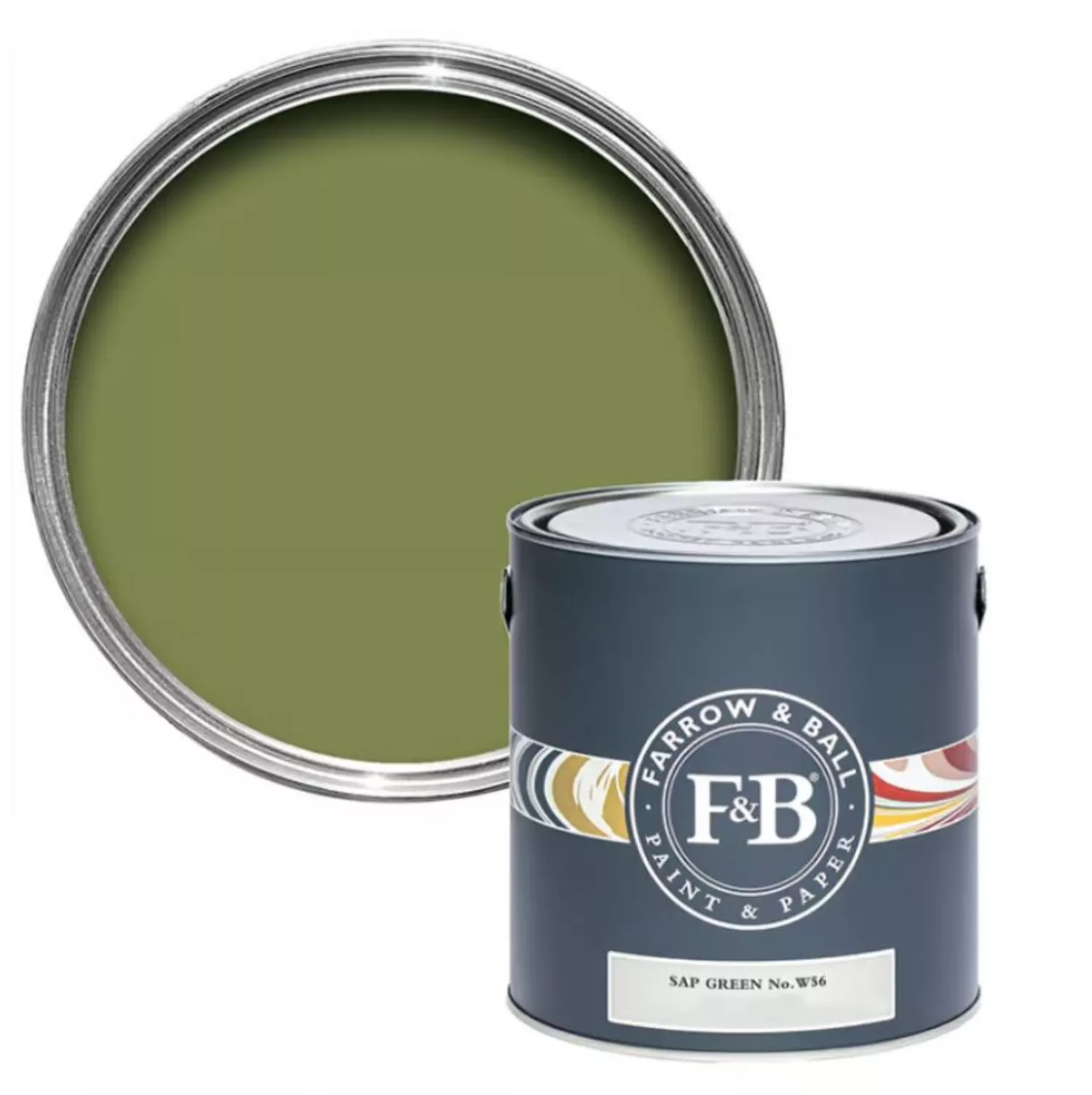 Farrow & Ball Estate Eggshell Sap Green No. W56 5L-image