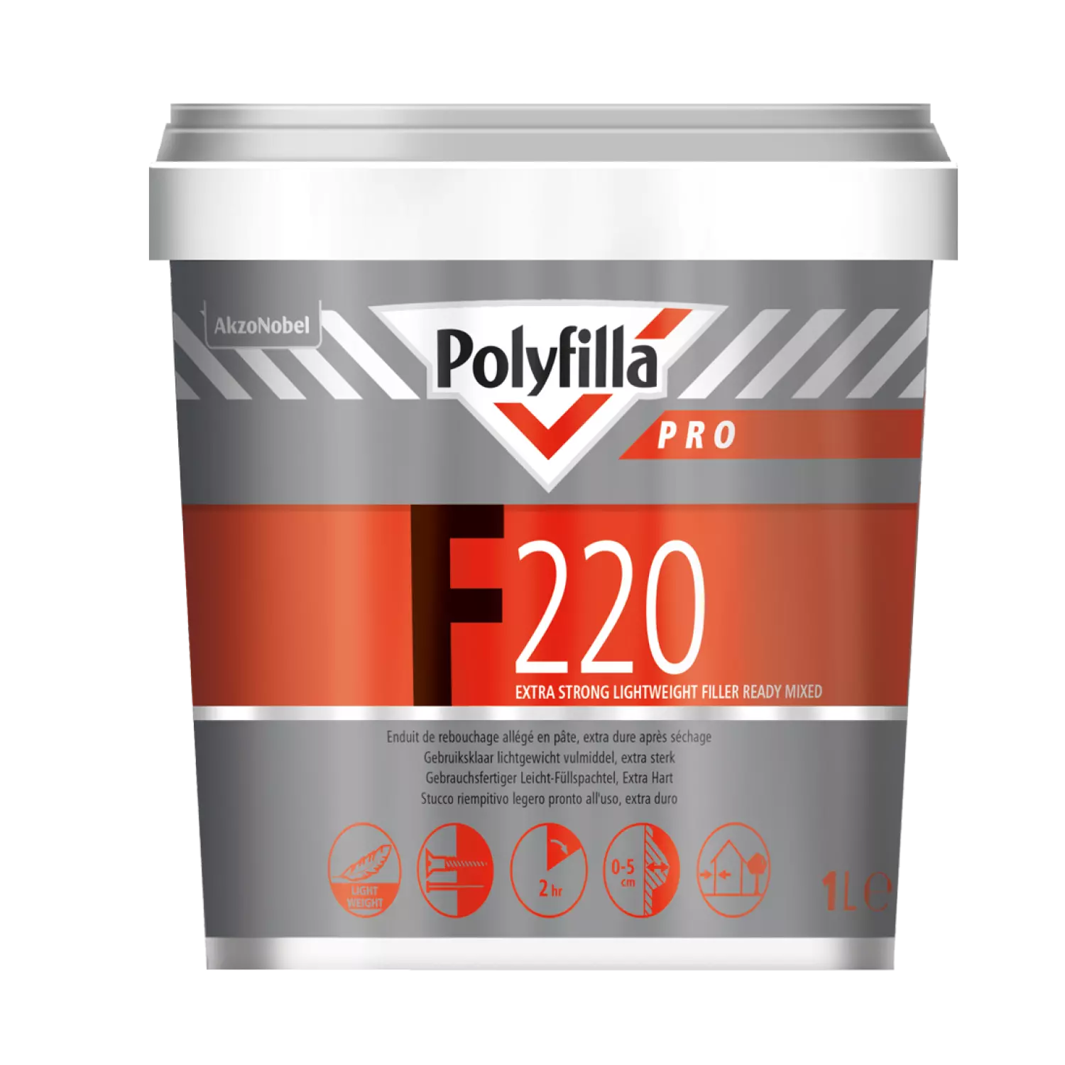 Polyfilla F220 Lichtgewicht Vulmiddel 4 Ltr-image