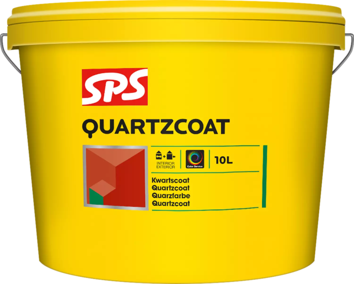 SPS Quartzcoat Structuurverf - op kleur gemengd - 4L-image