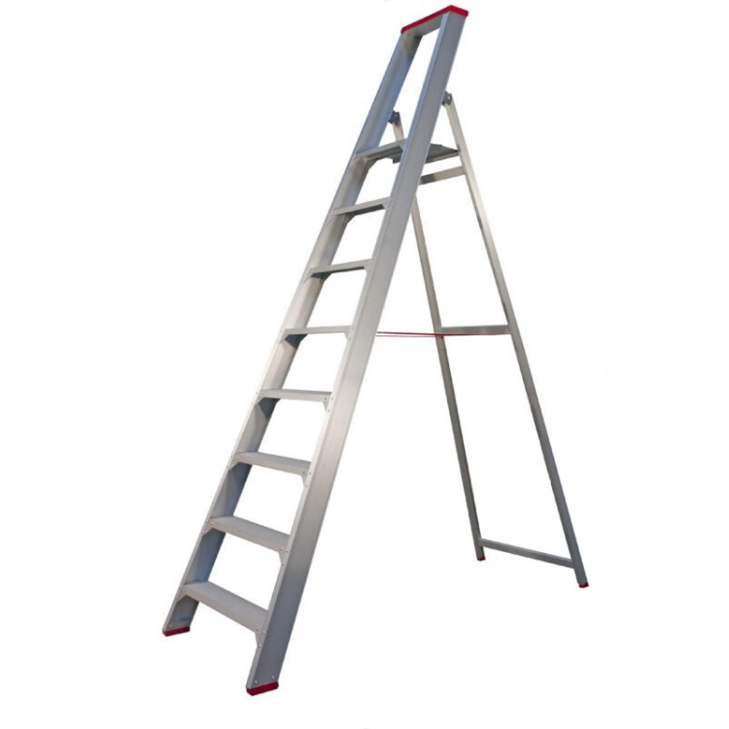 Little Jumbo 4741000108 SuperPRO Industrietrap - Enkel - Aluminium - 1 x 8 treden - max. werkhoogte 3,95m-image