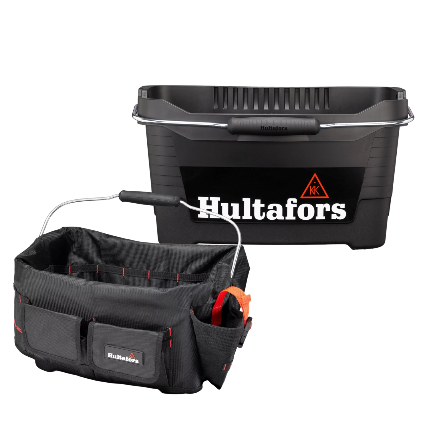 Hultafors TB-15 Tool Bucket Gereedschapsemmer - 15L - Zwart + Tool Bucket Organizer-image
