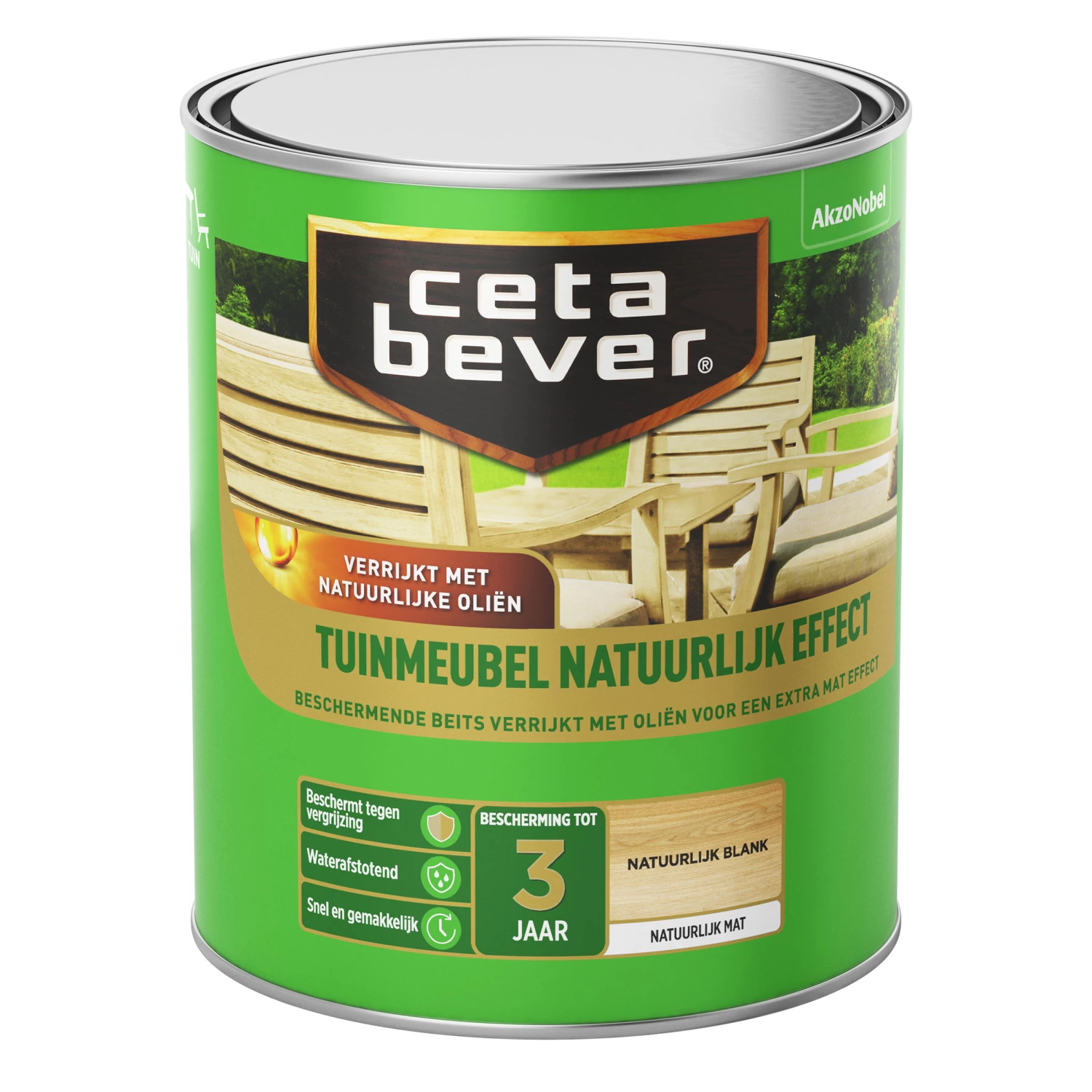 Cetabever Tuinmeubelbeits Natuurlijk-image