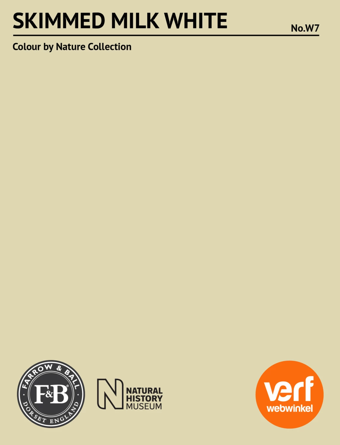 Farrow & Ball Full Gloss Skimmed Milk White No. W7 0,75L-image