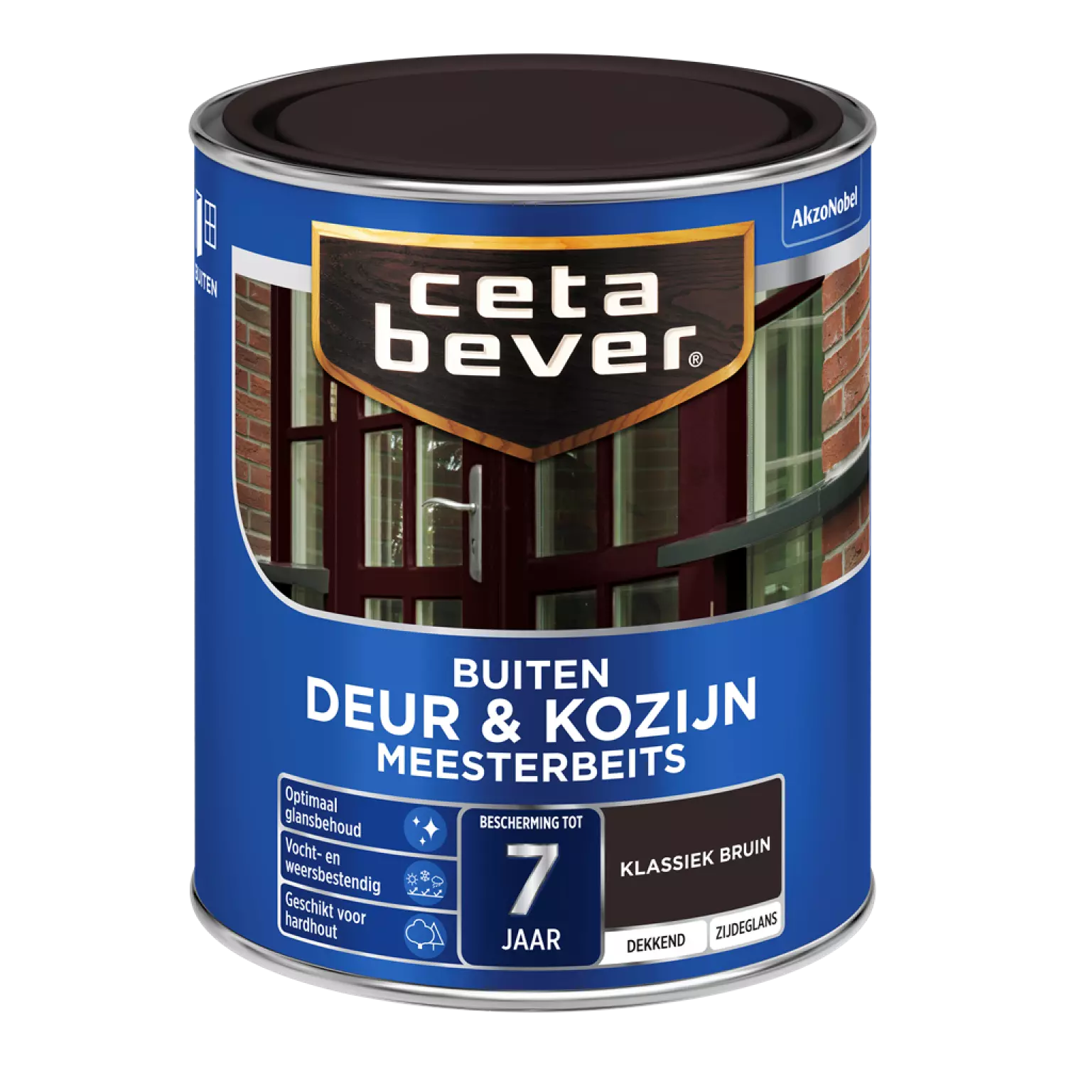 Cetabever Meesterbeits Deur En Kozijn Dekkend - Klassiek Bruin - 750ml-image