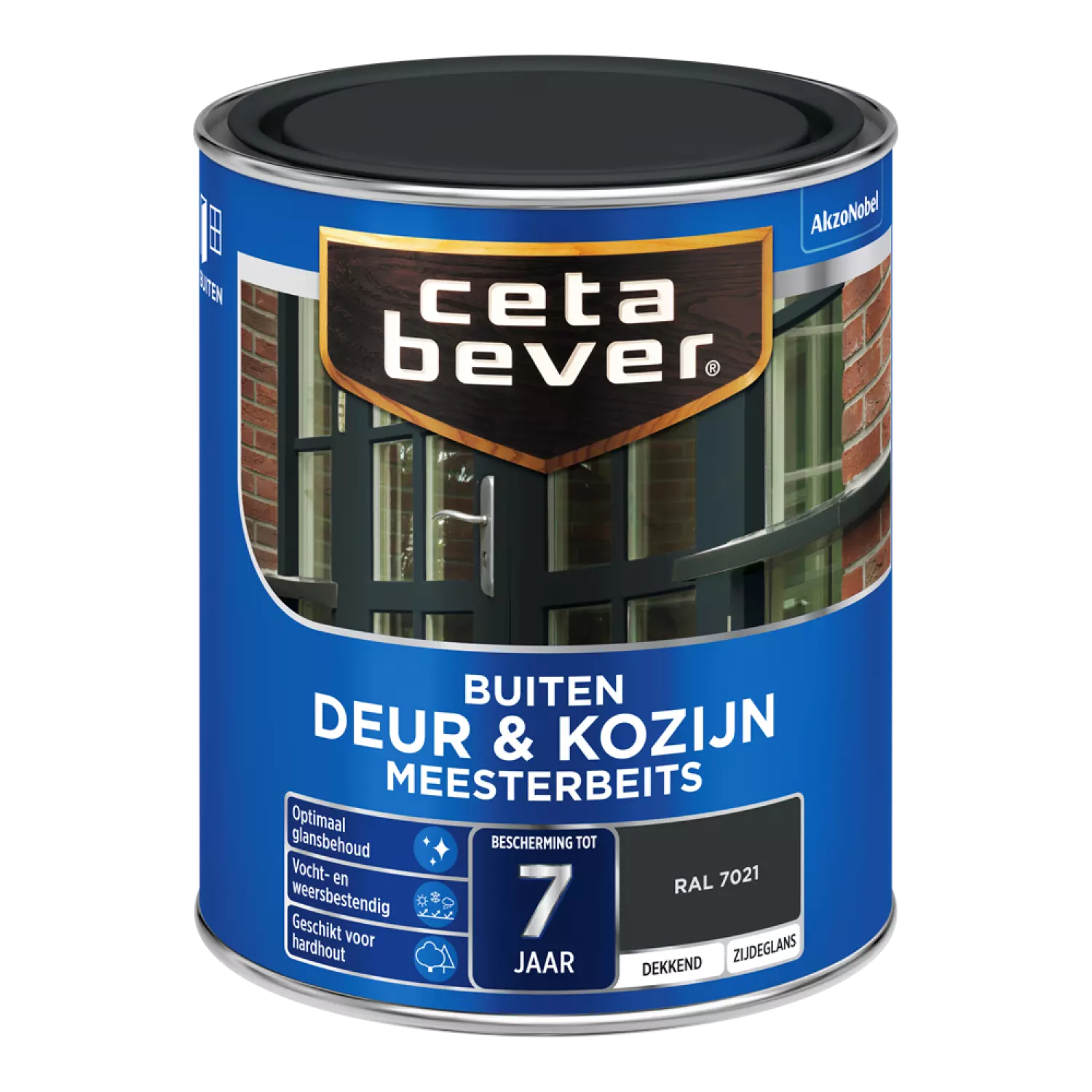 Cetabever Meesterbeits Deur En Kozijn Dekkend - Zwartgrijs - 0,75L-image
