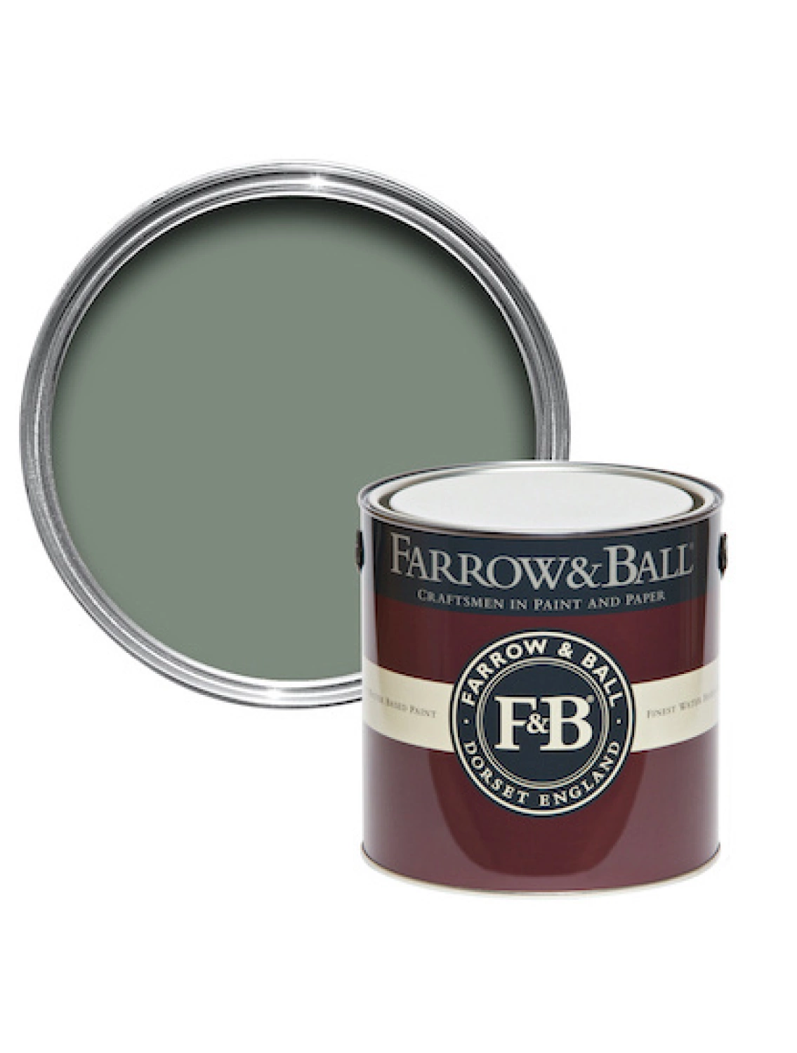 Farrow & Ball Dead flat Card Room Green No.79 - 2,5L-image